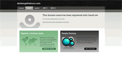 Desktop Screenshot of darkangeltattoos.com